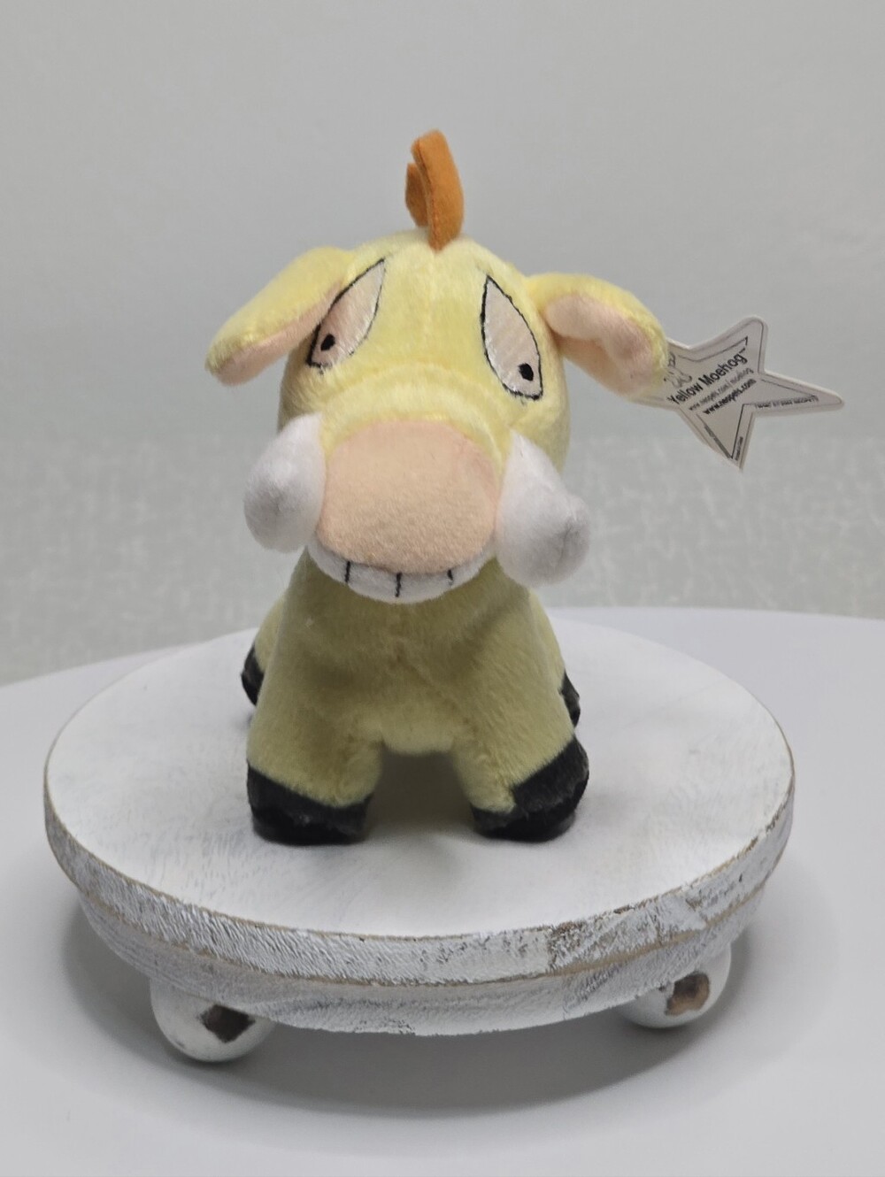 2004 McDonald's Neopets Small Yellow Moehog Plush Stuffed Toy  [ Read Details ]